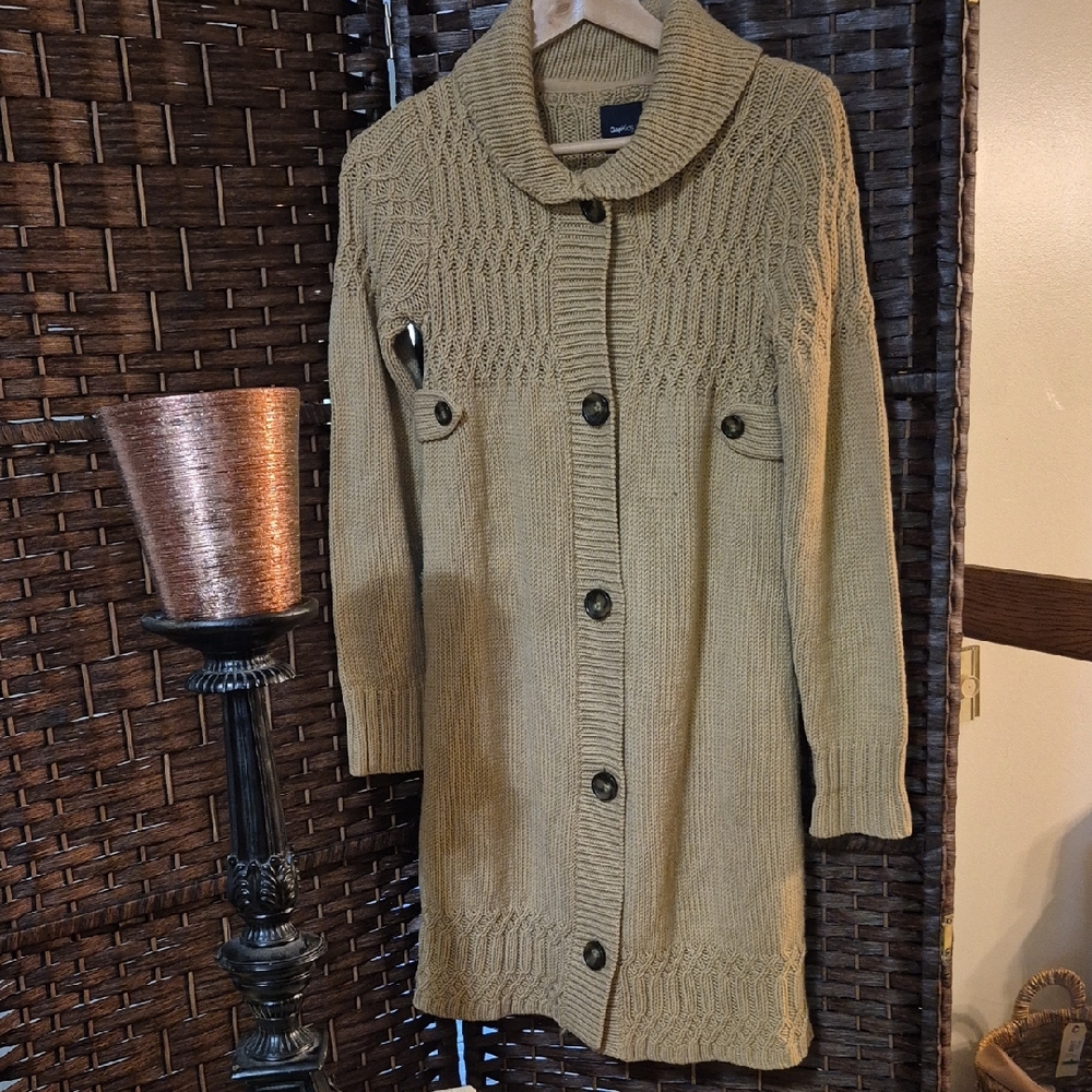 GAP Kids Cable Knit Long Sweater Size XXL (Kids 14-16)